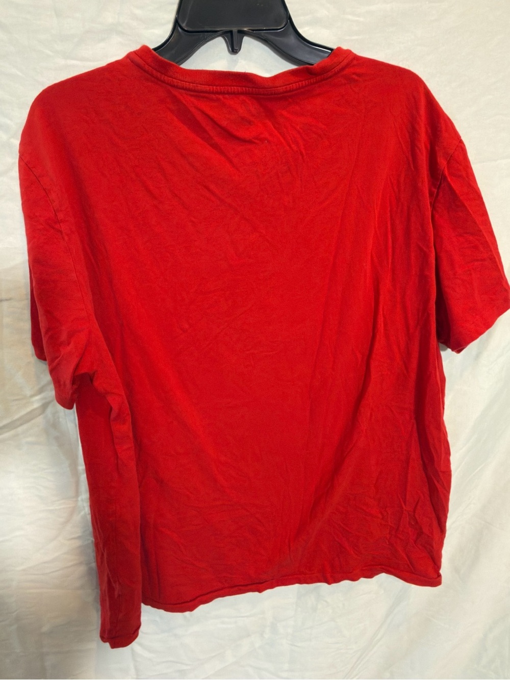 Polo Ralph Lauren Red V-Neck Short Sleeve Tee Shirt Mens XL Pony Logo - Picture 4 of 4